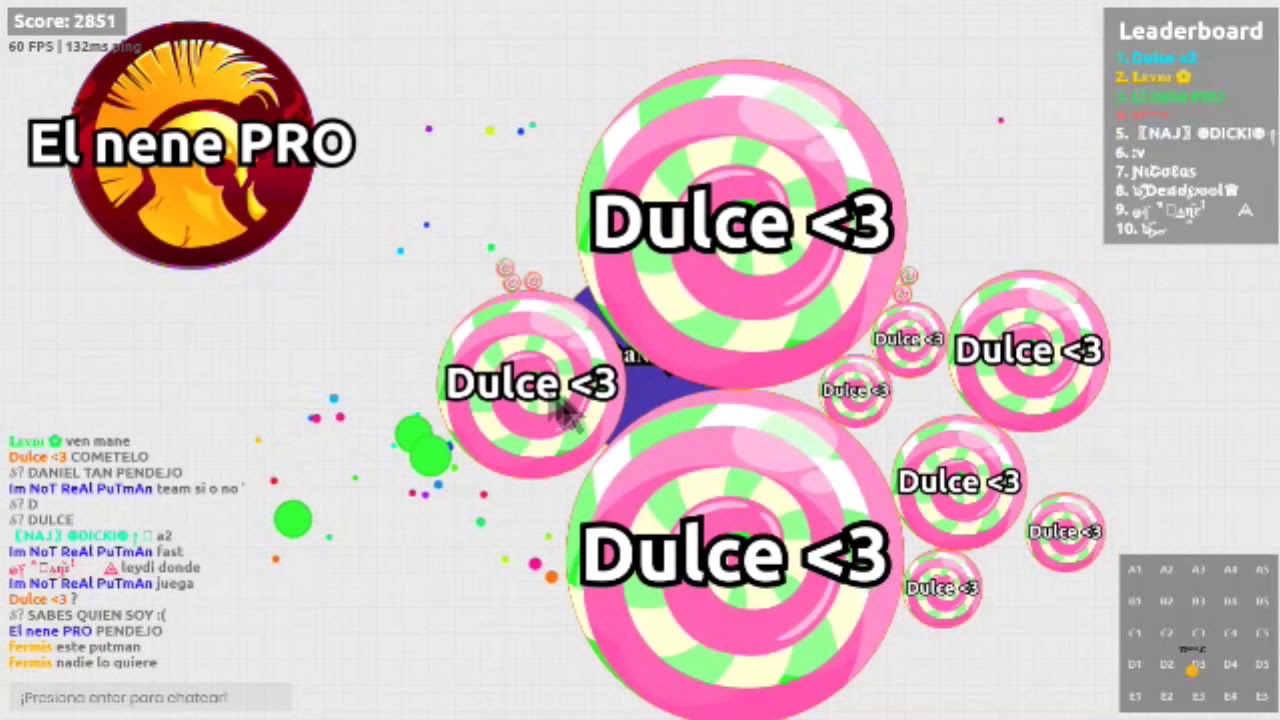 playing in agar,red with randoms