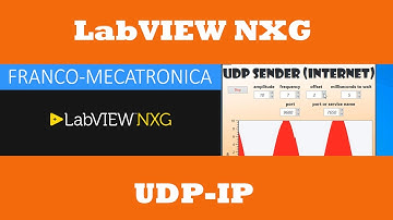 38 📞UDP-IP ☎ (Data communication) 📲 #LabVIEW #NXG 🖥 | Franco-Mecatronica