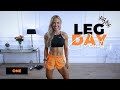 LEG DAY WORKOUT with Dumbbells - Strong Legs | Circuit Series Day 1