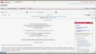 Information Statutes in Lexis Update