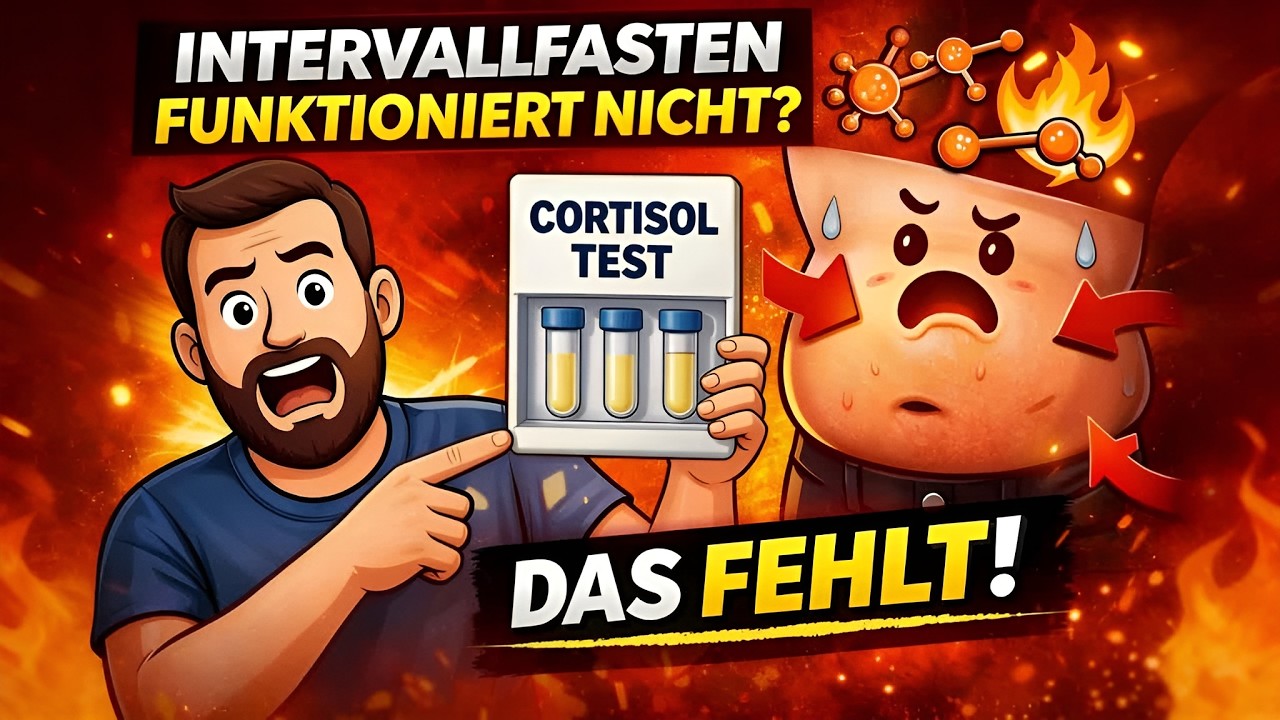 Intervallfasten funktioniert nicht? Das fehlt (Cortisol-Test)