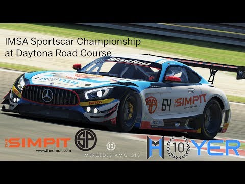 fsresizer iRacing - Mercedes AMG GT3 at Daytona Road Course - IMSA Sportscar Championship - First Race