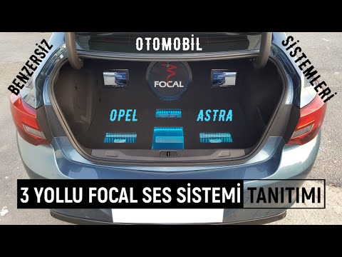 #16# Opel Astra J - 3 Yollu Focal Ses Sistemi Tanıtımı (3 Way Audio System)