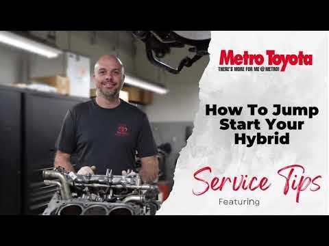 How To Jump Start Your Toyota Hybrid - YouTube