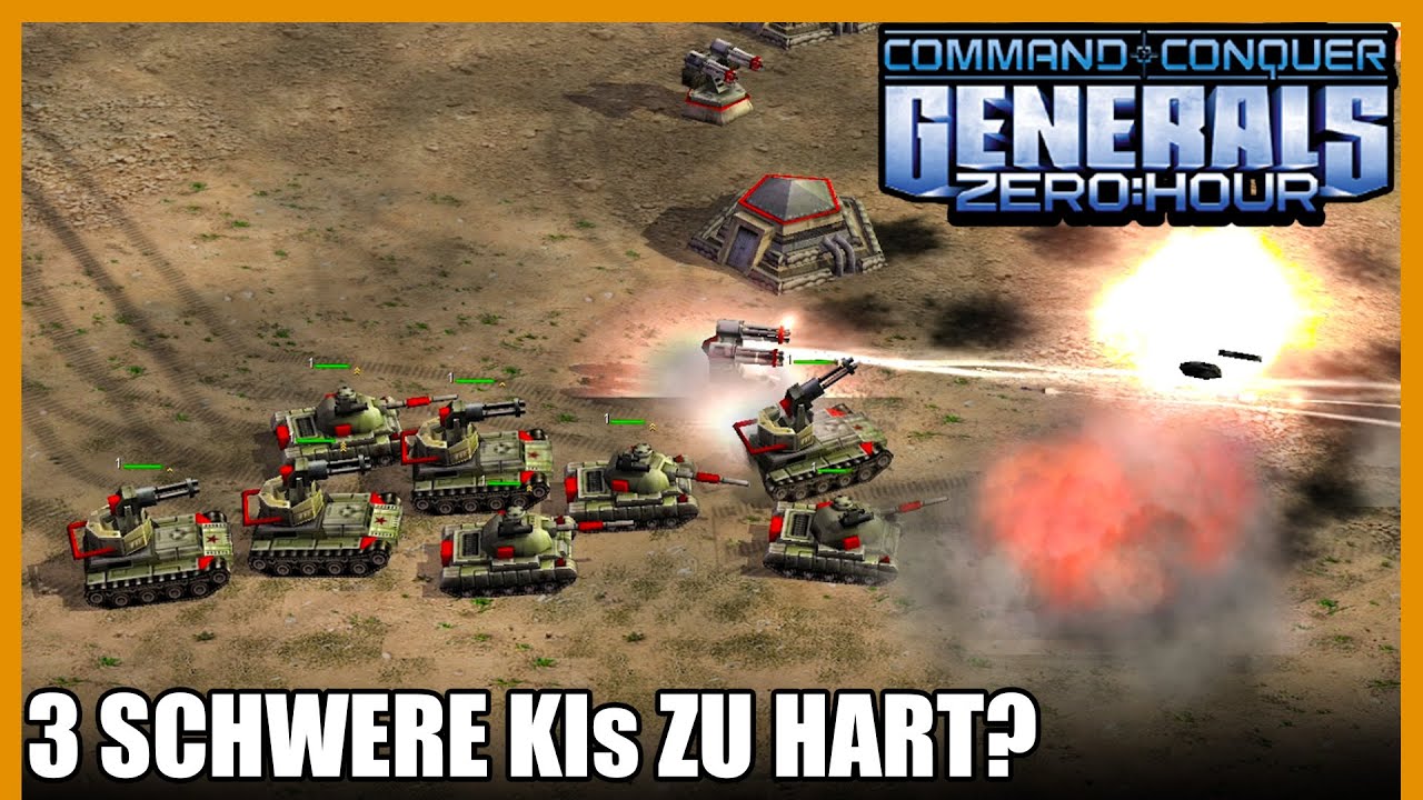 Command And Conquer Generals Stunde Null Cheats Sind 3 Schwere KIs zu hart? | Command & Conquer Generals - Die Stunde