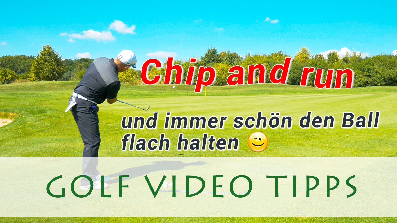 Golf Video Tipps Chip And Run und Immer Sch n Den Ball Flach 