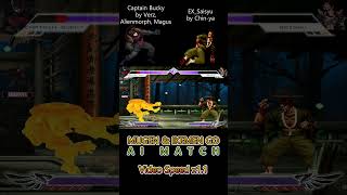 【MUGEN Ikemen GO】Captain Bucky vs EX Saisyu #mugen #ikemengo #games #aimatch