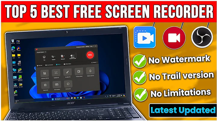 Top 5 Free Screen Recording Software for PC/Laptop 2025 - [Latest Updated]🤯Best free Screen Recorder