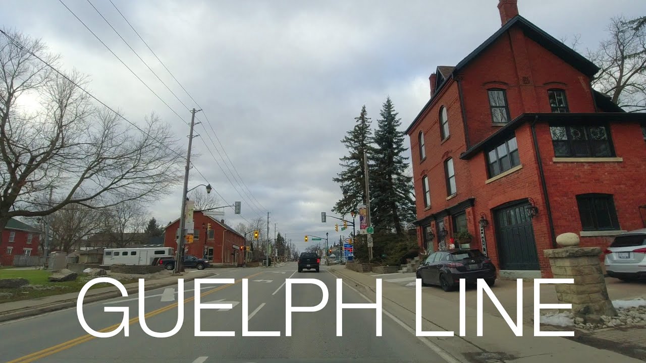 Guelph Line, Driving from Dundas Street to Highway 401 (18 km), Ontario