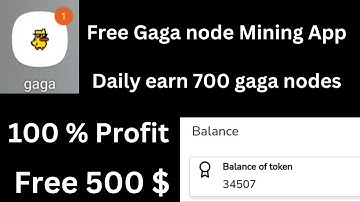 Free Gaga node Mining App || Gaga node Mining Website || Gaga node