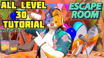 Fortnite Escape Room Summer (ALL LEVEL 30 Walkthrough Solutions) Map Code 9983-2579-5585
