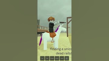 Finding a unicorn in dead rails!!! #deadrails #gaming #roblox #unicorn