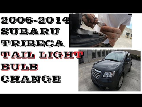 How to change replace Tail light bulbs in 2006-2014 Subaru Tribeca