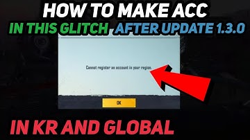 Pubg KR 1.3.0 Update Cannot register an account in your region problem fixed | pubg kr logiN FIX😍