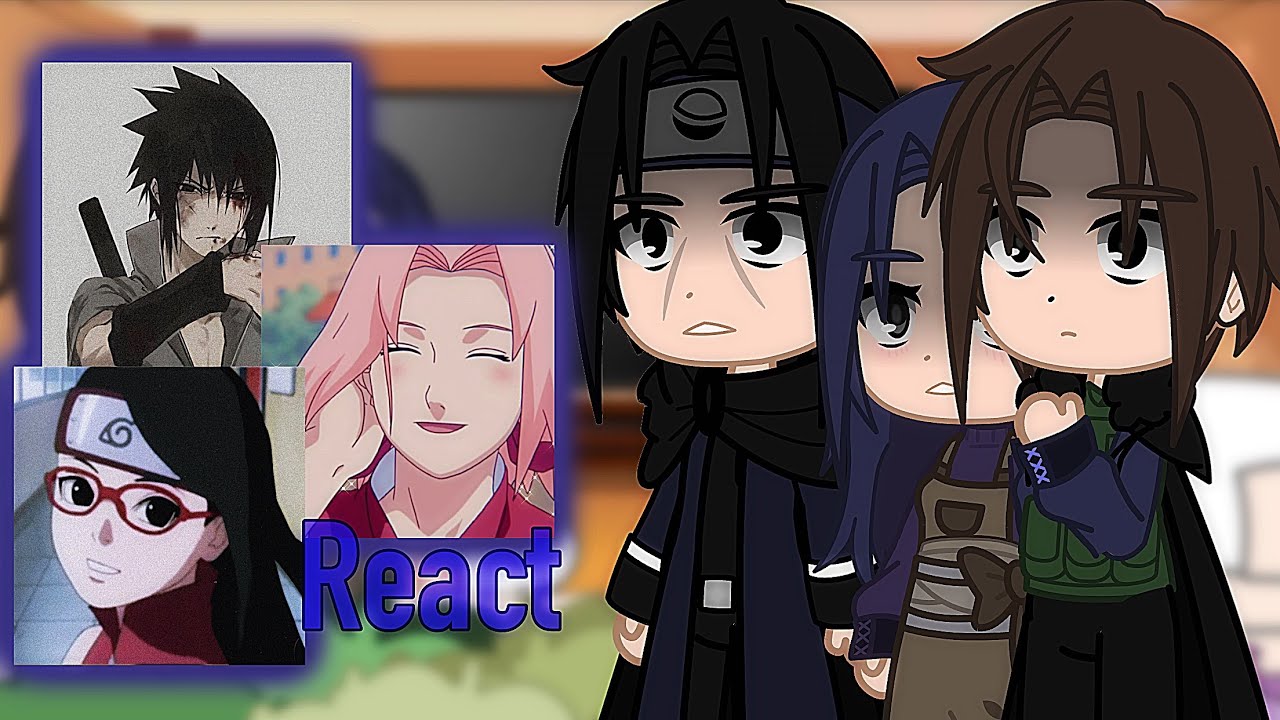 Sakura's, Sasuke e Charasuke react a SasuSaku ⚔️🌸•, Naruto Gacha Club GC