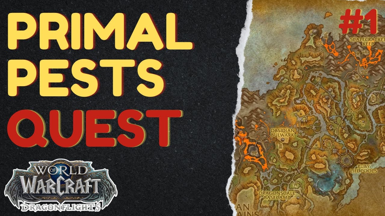 Primal Pests | [QUEST] | [THE WAKING SHORES] | WoW Dragonflight | ID ...