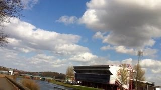 iphone panning timelapse with iMotionHD & an egg timer - Trent Bridge to Nottingham Forest