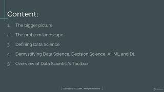 Machine Learning with Python Data Science for Beginners 002 Overview of Contents