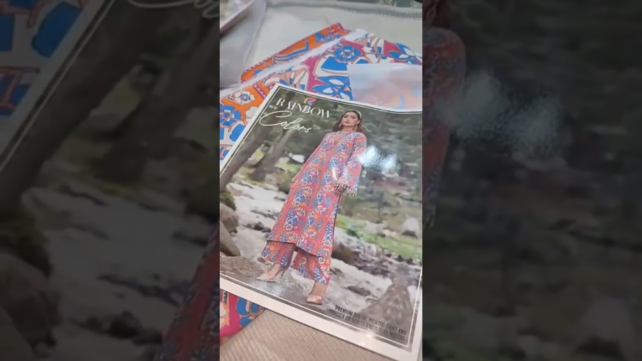 rainbow limited edition 2pcs khaddar stuff printed suits😍🌈🔥😉