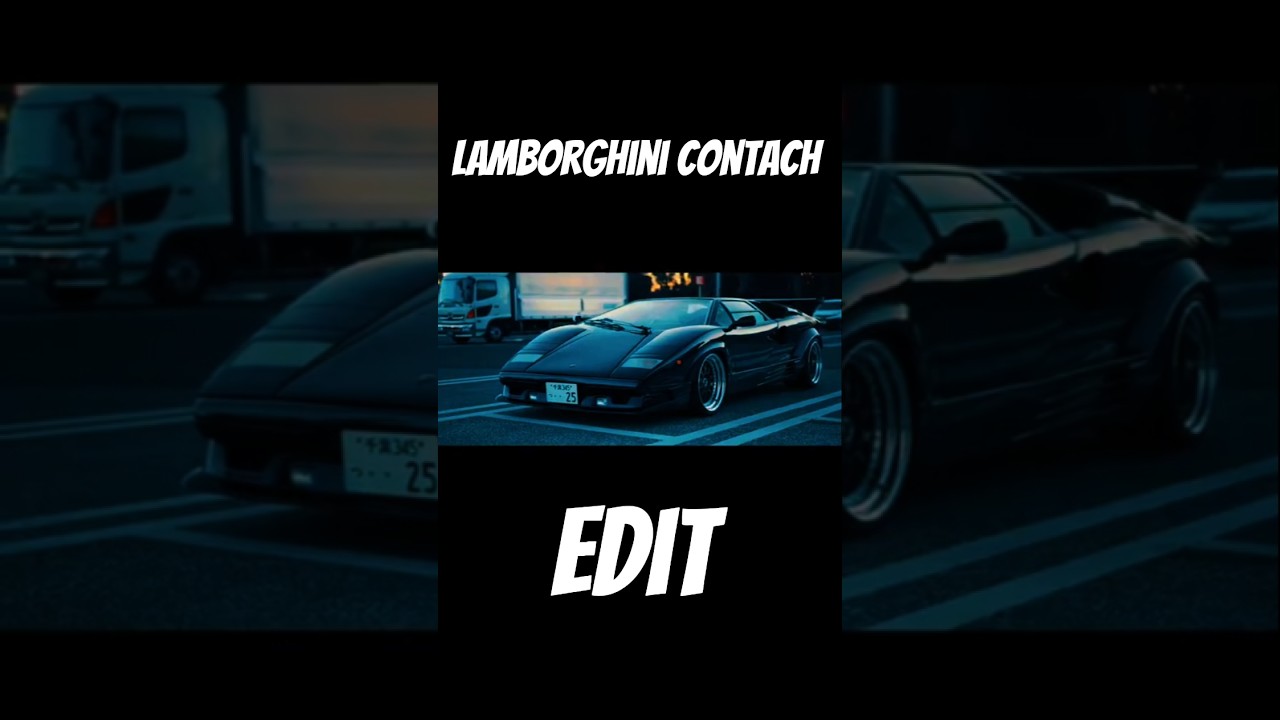 Lamborghini contach edit #lamborghinicountach #lamborghinni #edit #trend  #caredit #car #automobile