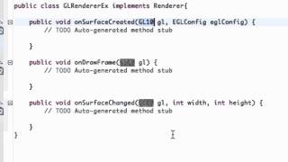 Android Developing Applications Tutorial   169   OpenGL Renderer Basics