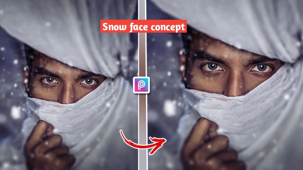 Pranav PG snow face photo editing | Pranav PG Instagram viral photo editing | PranavPG photo editing