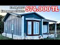 EN UYGUN FİYATLISI - 575.000 TL (13 Nisan 2025 fiyatıdır) PREFABRİK 2 oda 1 salon EV TURU VE FİYATI