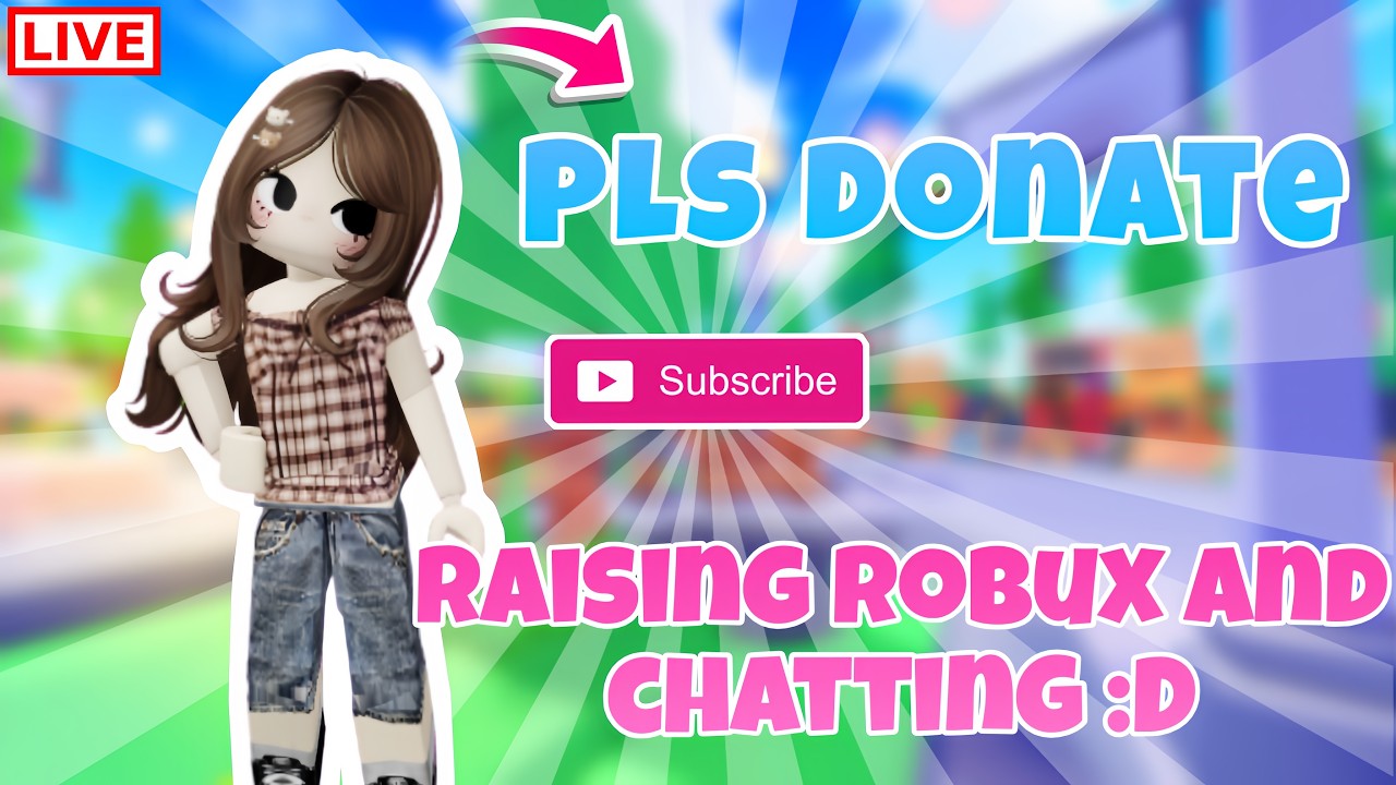 🤍 PLS DONATE || Raising Robux and chatting :D 🤍