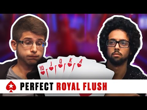 ROYAL FLUSH HUGE تین طرفہ پوٹ جیتنے کے لیے ہٹ ♠️ PCA 2016 Poker Event ♠️ PokerStars