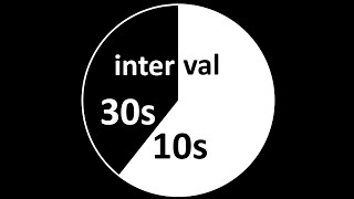 Pengatur Waktu Interval 30 Detik / Istirahat 10 Detik [Animasi]