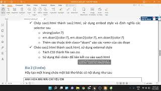 Xây dựng trang web WEB1013 lab3 bài 1 (p2) FPT Polytechnic