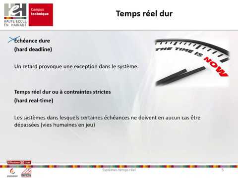 Vidéo: Différence Entre Les Systèmes Temps Réel Dur Et Souple