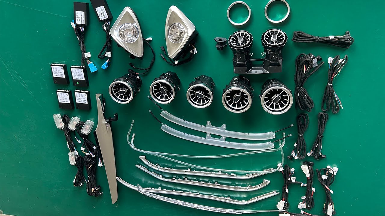 iCarsin W205 Ambient Lighting Wiring Connection Guide For Mercedes-Benz C Class