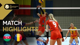 Azerbaijan vs. Romania - Match Highlights I European Golden League Women 2024