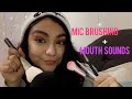 ASMR Mic Brushing + Mouth Sounds