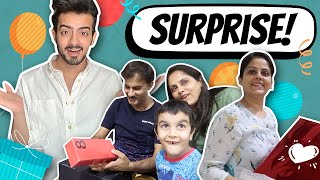 Surprising my parents on their wedding anniversary 🎁 | Sanket Mehta