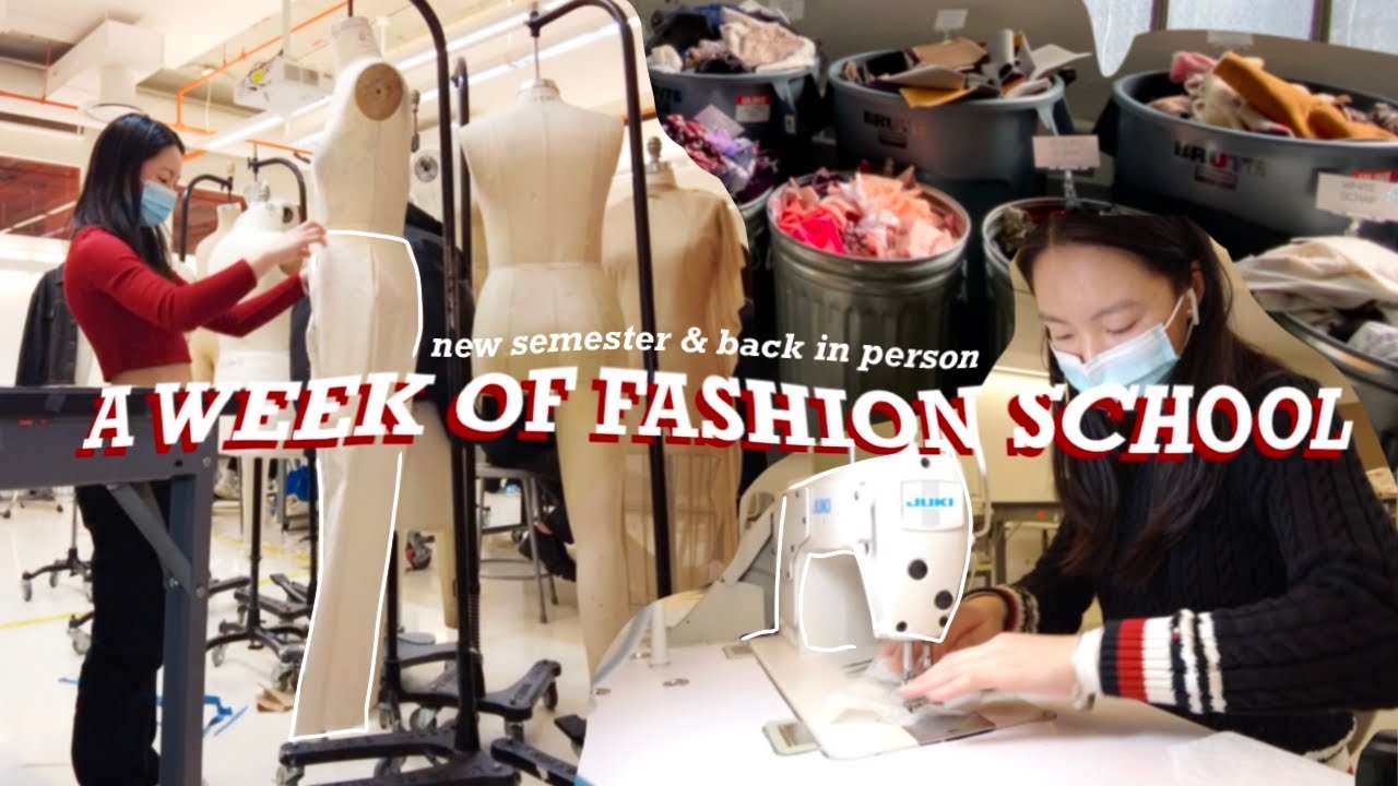 a week in my life at fashion school | NYC fashion student, Parsons fashion school vlog
