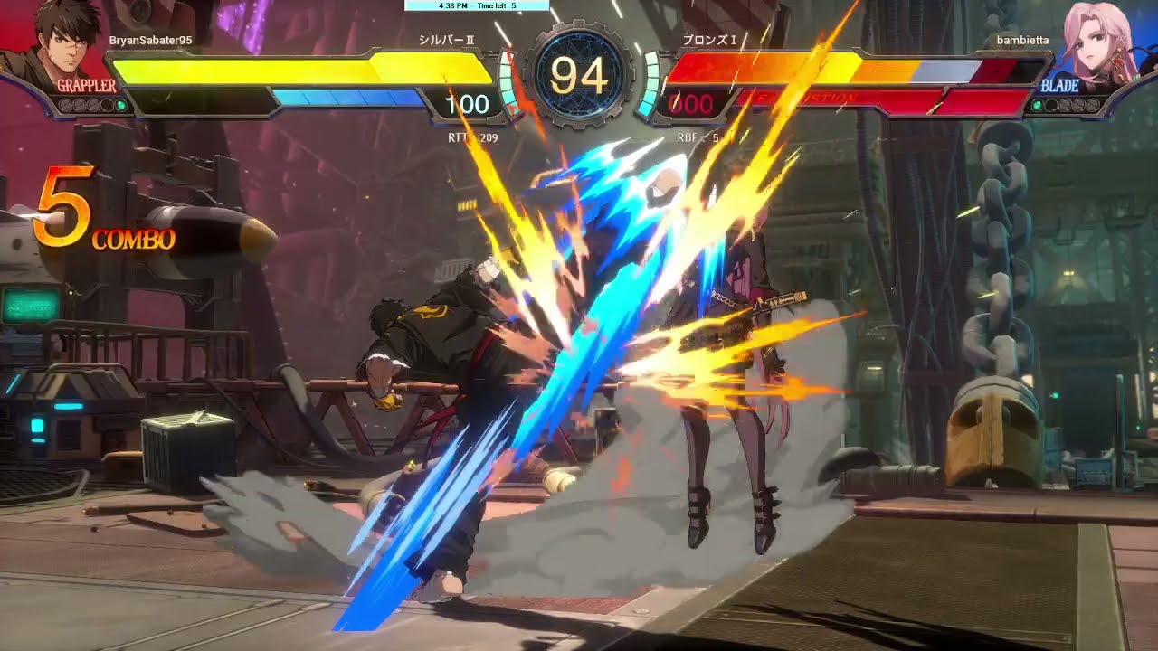 [DNF DUEL] Online Ranked Match - Grappler/グラップラー(Me) vs. Spectre/Blade/ブレイド