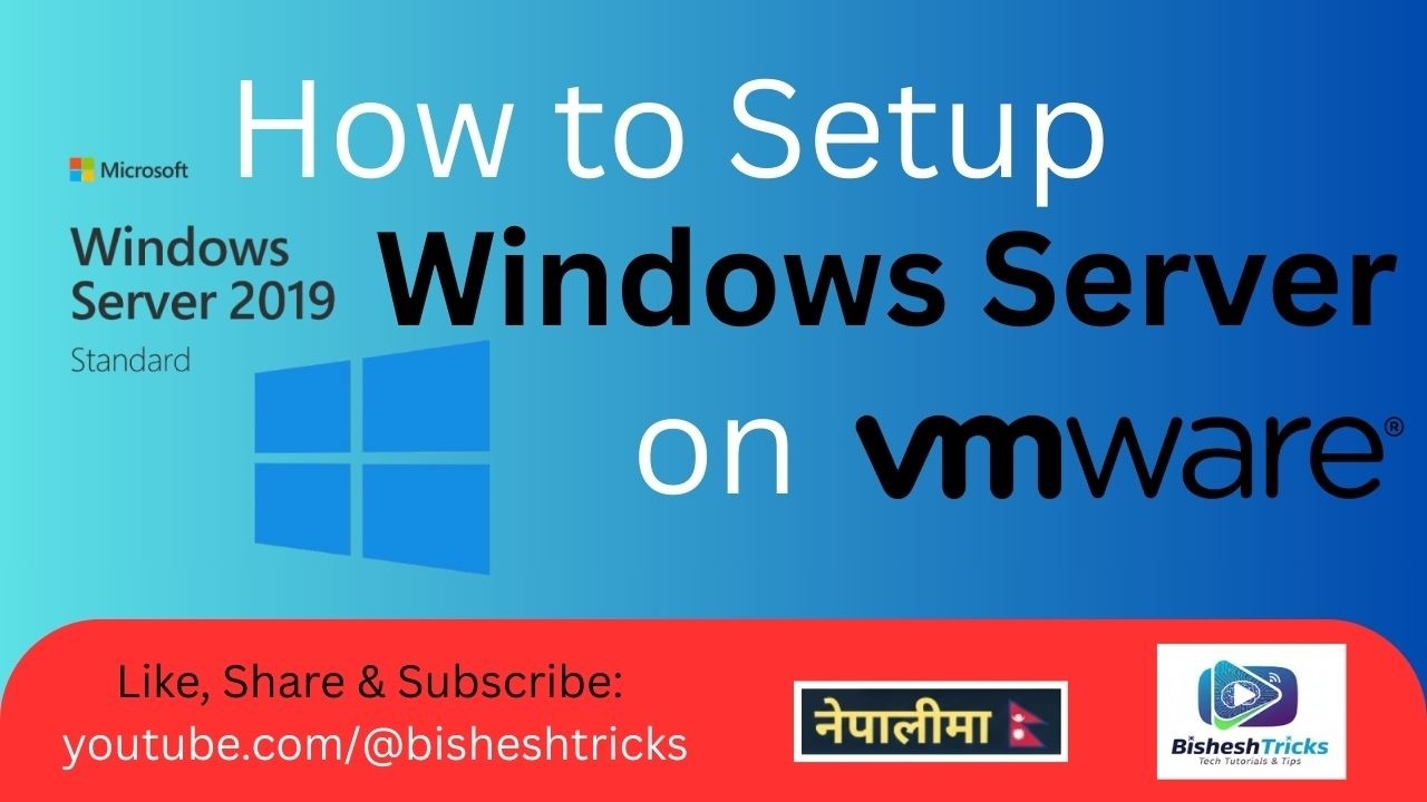 How to Install & Setup Windows Server on VMware Workstation Step by ...