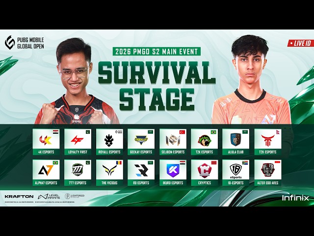 [ID] 2026 PMGO S2 Main Event | Survival Stage | PUBG MOBILE GLOBAL OPEN Season 2