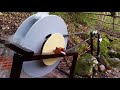 Homemade Water Wheel #2 - Producing electricity