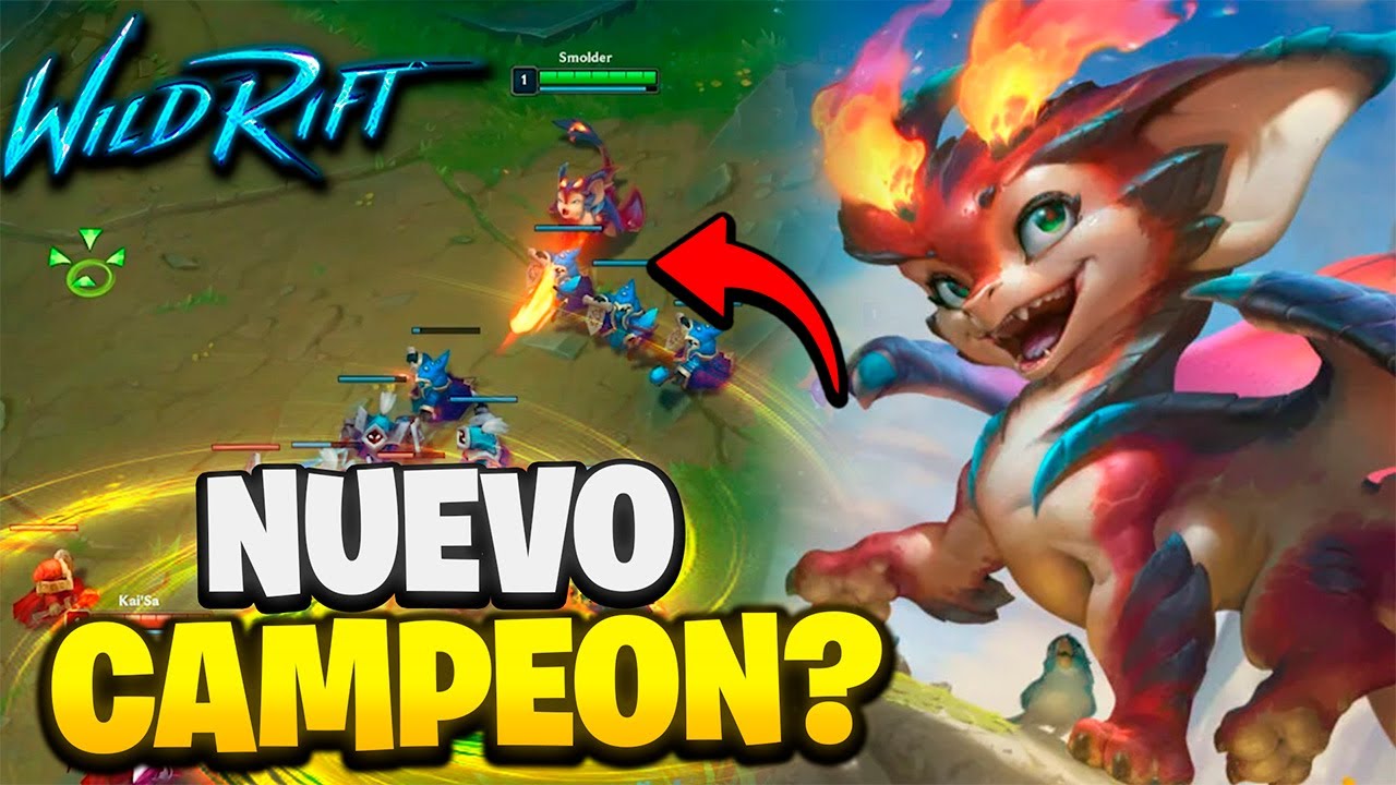 Smoler Wild Rift Skin NUEVO CAMPEÓN SMOLDER PODRIA LLEGAR A Wild Rift? - YouTube