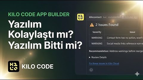Yeni Kilo Code App Builder: Yazılım Kolaylaştı mı, Yoksa Yazılım Bitti mi?