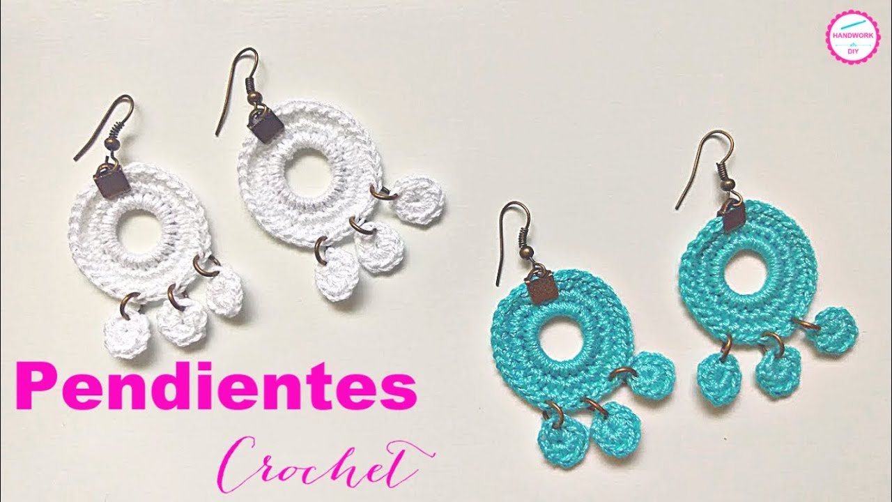 PENDIENTES CROCHET FACILES -
