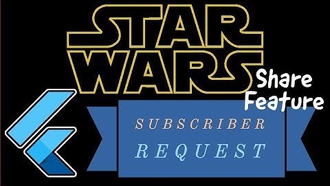 Flutter - Add Share feature (Subscriber Requested)