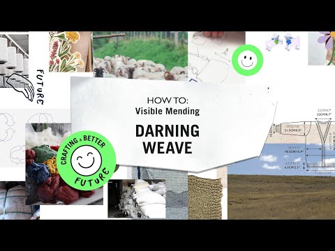 How To: Visible Mending, Weave Darning