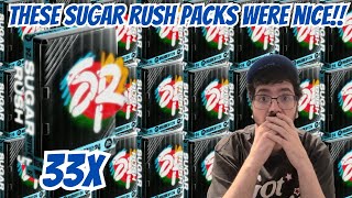 *THESE WERE NICE* 33X SUGAR RUSH PACK OPENING IN MADDEN 24!!