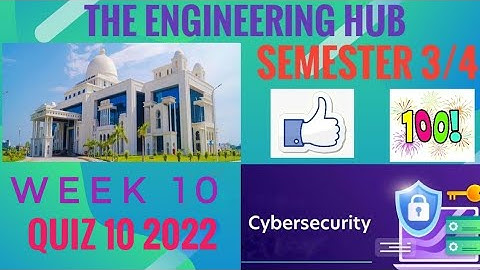 COMPUTER SYSTEM SECURITY | QUIZ 10 | AKTU PRUTOR AI | THE ENGINEERING HUB