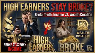 How High Earners Stay Broke The Brutal Truth About Income Vs Wealth Creation Explained