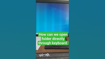 How can we open folder directly through keyboard #folder #computer #shortcut #reels #shorts #short